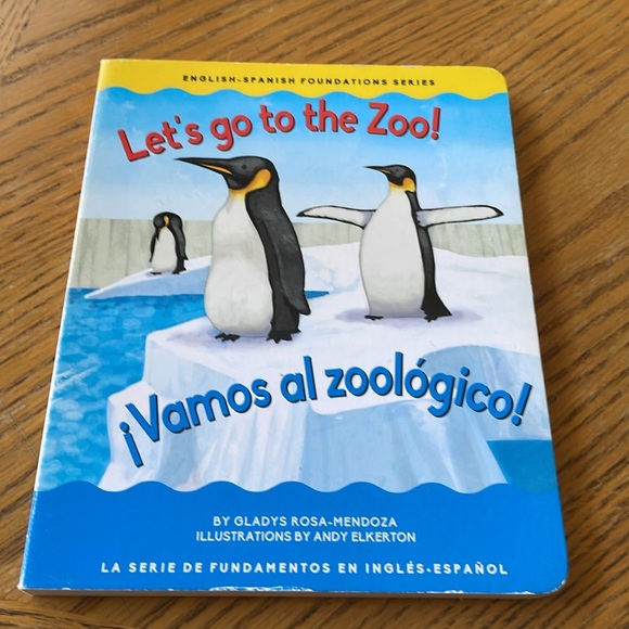 5 Toddler Bilingual Books - Five Little Monkeys - Let’s go to the zoo! + 3 more - Picture 3 of 6